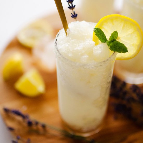 Lavender Lemonade Slushy