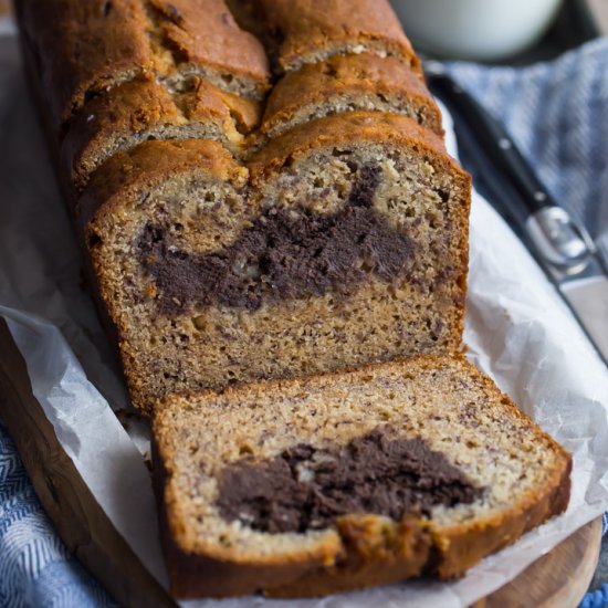 Stuffed Banana Bread