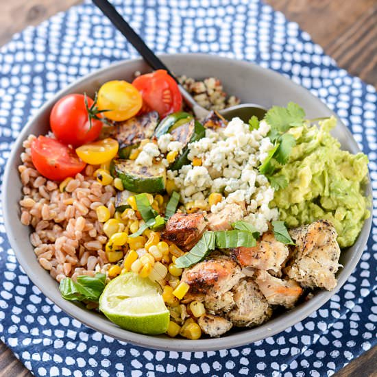 Slow Cooker California Chicken Bowl