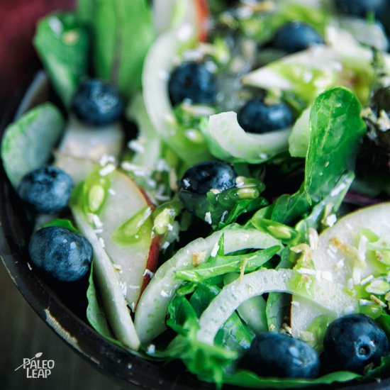 Mixed Greens And Red Pear Salad