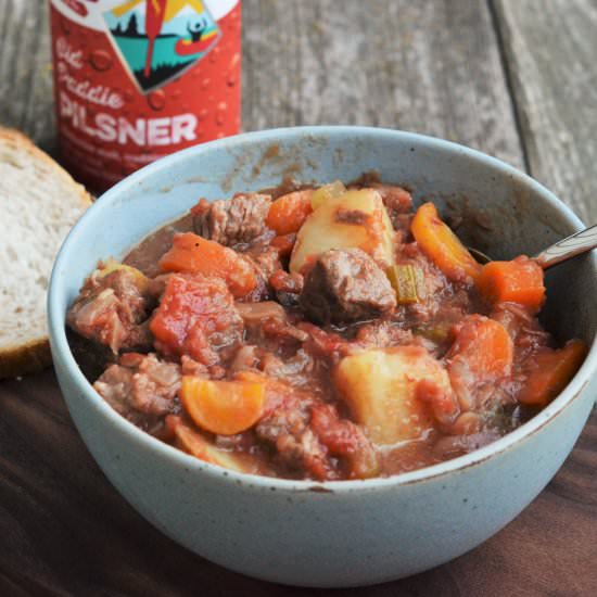 Pilsner Beef and Potato Stew