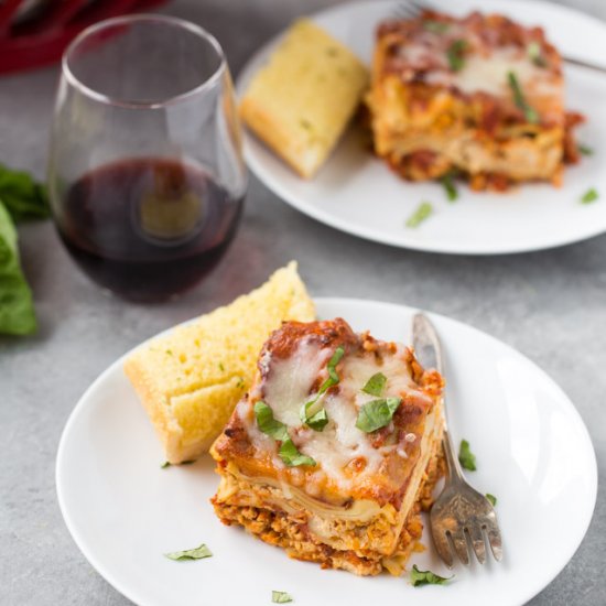 Slow Cooker Turkey Lasagna