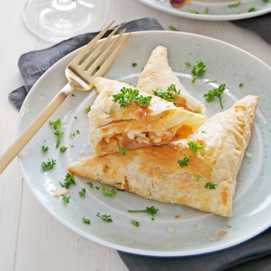 Flaky Shrimp Puff Pastries