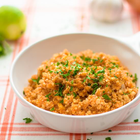 Low Carb Mexican Cauliflower Rice