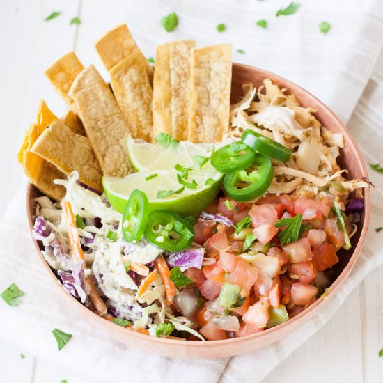 VEGAN FISH TACO BOWL