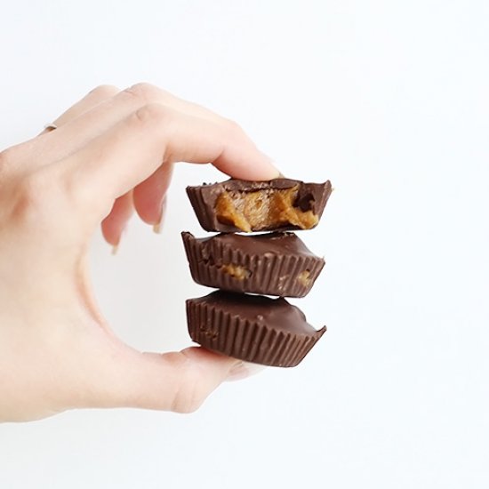 3 INGREDIENT CARAMEL PB CUPS