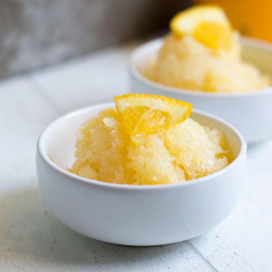 Orange Pineapple Sorbet