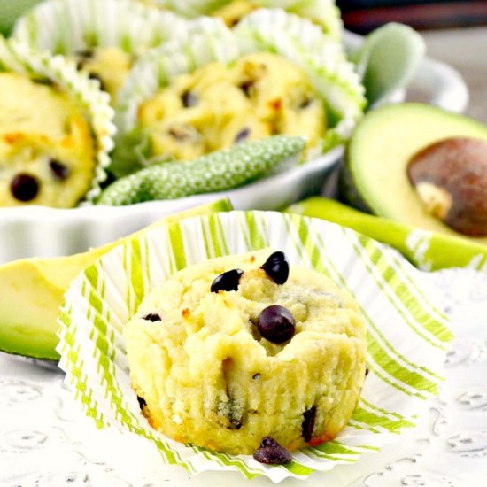 Chocolate Chip Avocado Muffins