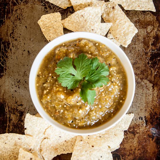 Charred Hatch Chile Salsa Verde