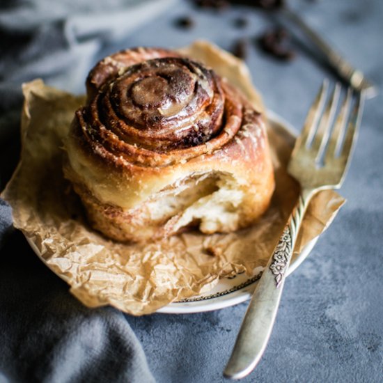 Coffee Glaze Cinnamon Rolls