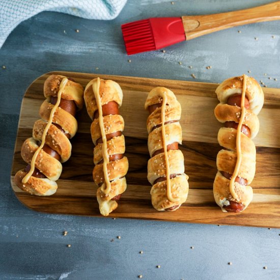 Pretzel Dogs