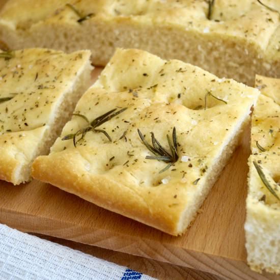 Rosemary Sea Salt Focaccia