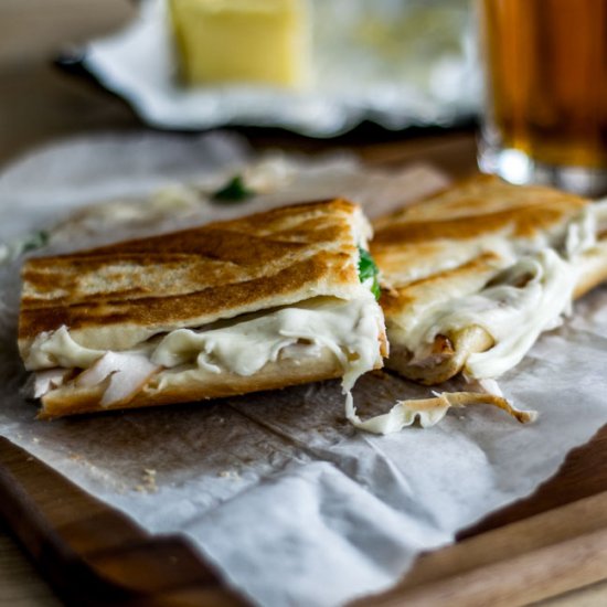 Oak Smoked Chicken/Mozzarella Sandwich