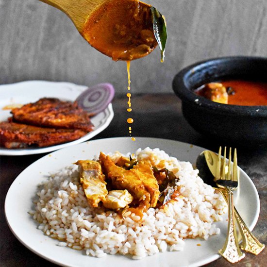 Red Fish Curry/Meen Mulakittathu