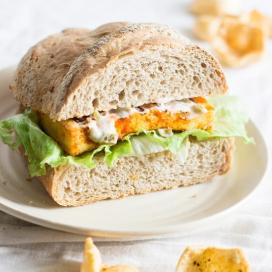 Grilled Paneer Sandwich