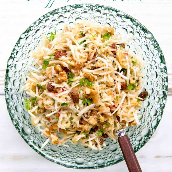 Celeriac Slaw with Apple