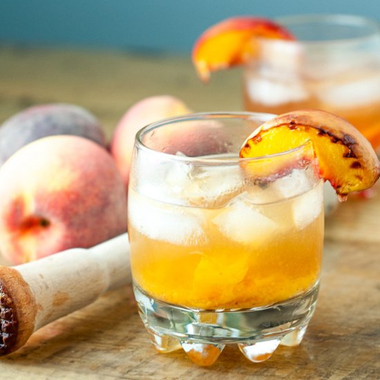 Roasted Peach Old Fashioned