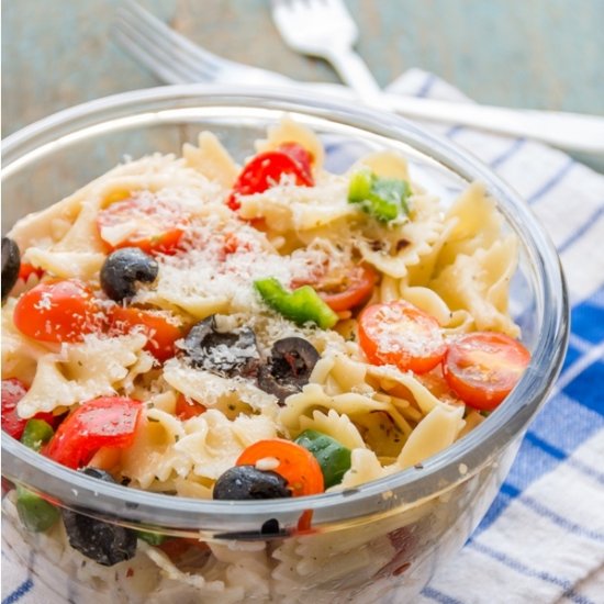 Italian Veggie Pasta Salad