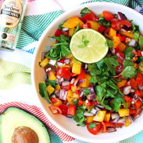 Tequila Salsa (not for kids!)