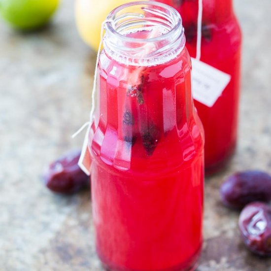 Cold Brew Hibiscus Tea