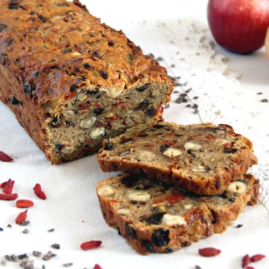 Trail Mix Apple Bread