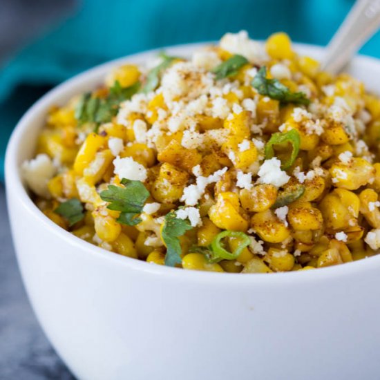 Skillet Mexican Street Corn