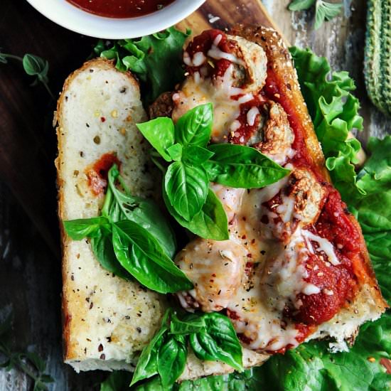 Turkey Meatballs Sandwich