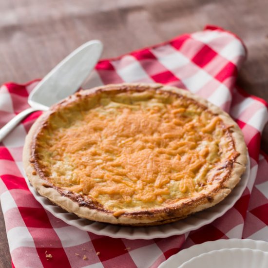 Apple Caramelized Onion Quiche