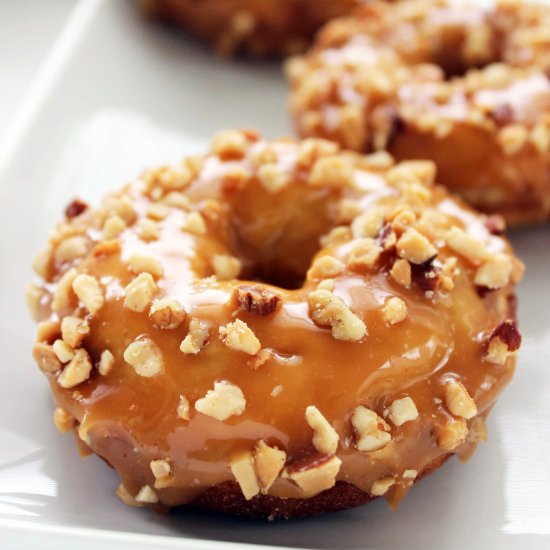 Caramel Apple Baked Donuts