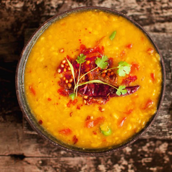 Restaurant style Yellow Dal