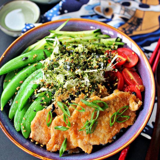 Pork Shogayaki Donburi