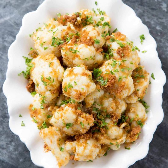 Garlic Butter Masala Cauliflower