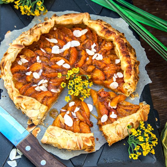 Apricot Galette with Almond