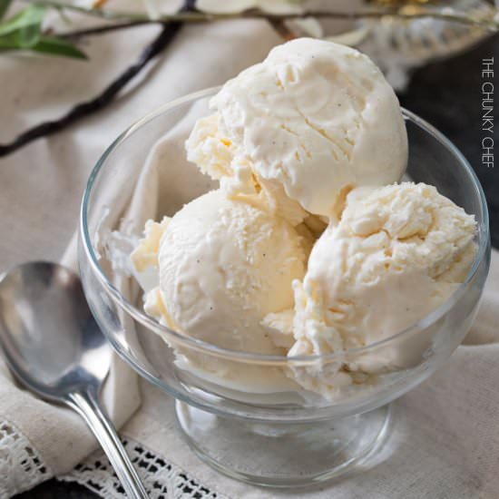 Bourbon Vanilla Ice Cream