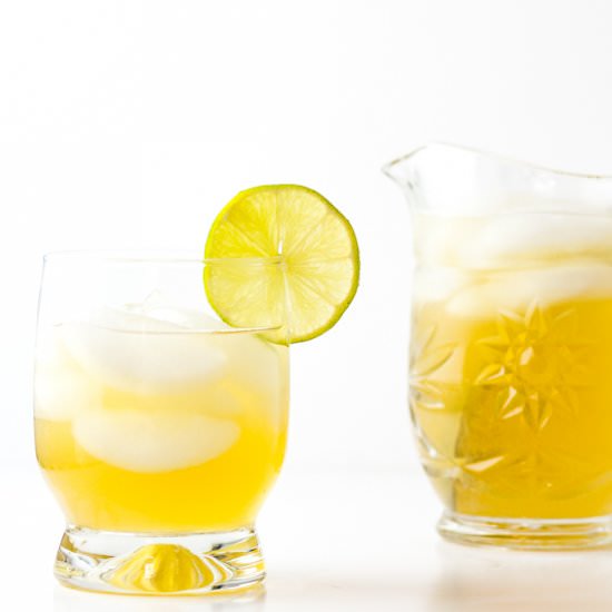 Gin and Ginger Cocktail