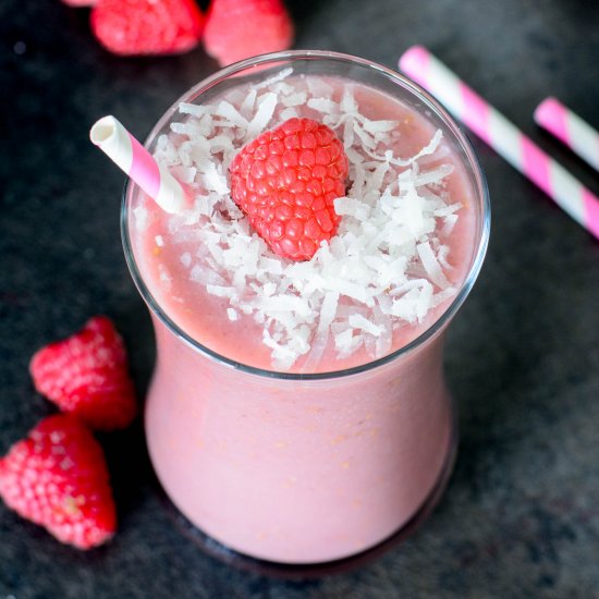 Raspberry Coconut Smoothie