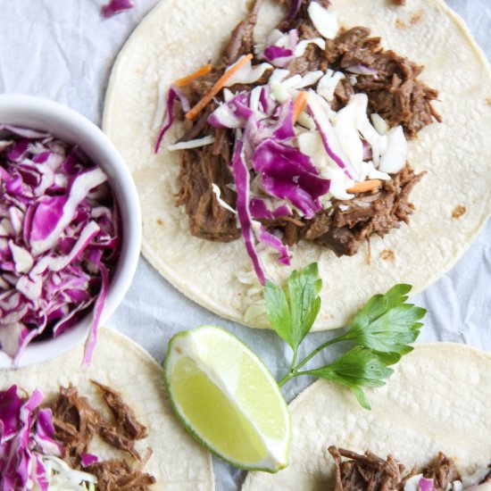 Pressure Cooker Korean Street Tacos