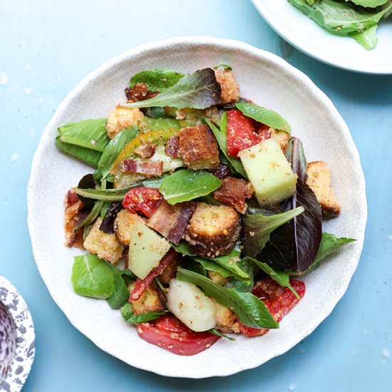 Cornbread Panzanella Salad