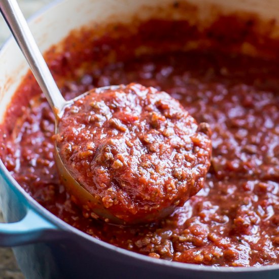 Homemade Meat Sauce