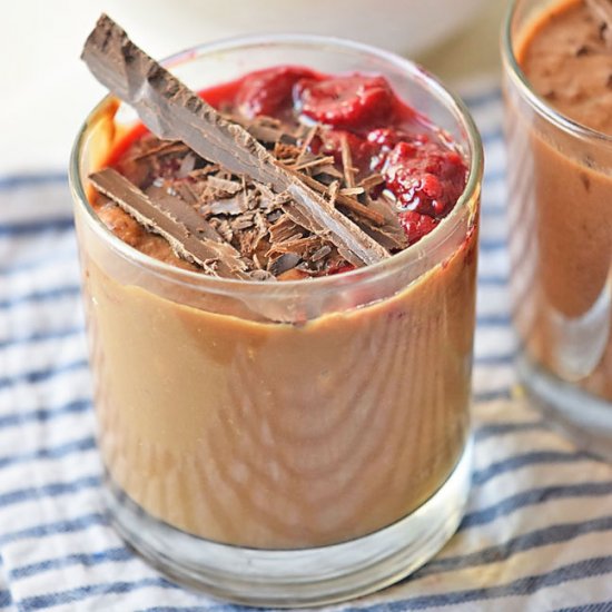 Chocolate Raspberry Pudding