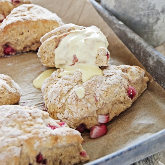 Strawberries and Cream Scones