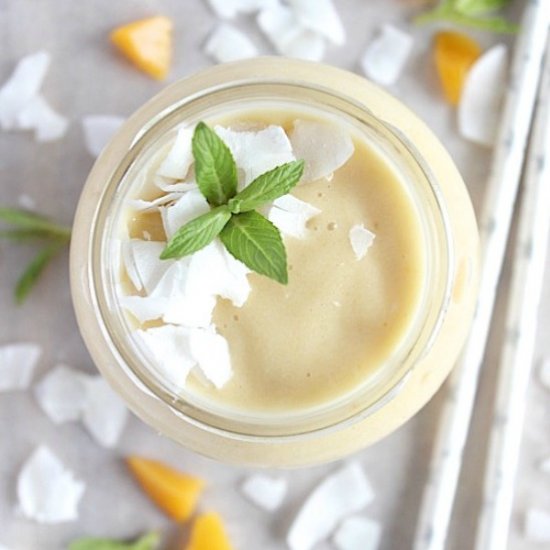 Peach and Mango Smoothie