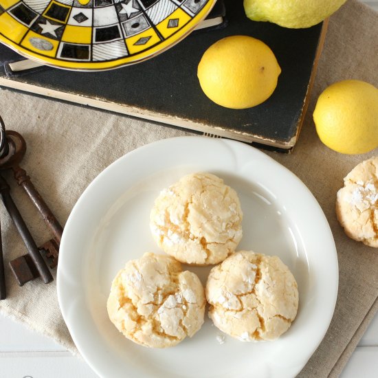 Lemon Crinkle Cookies