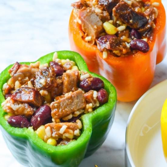 Kansas City BBQ Stuffed Peppers