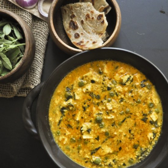 Methi Malai Matar Paneer