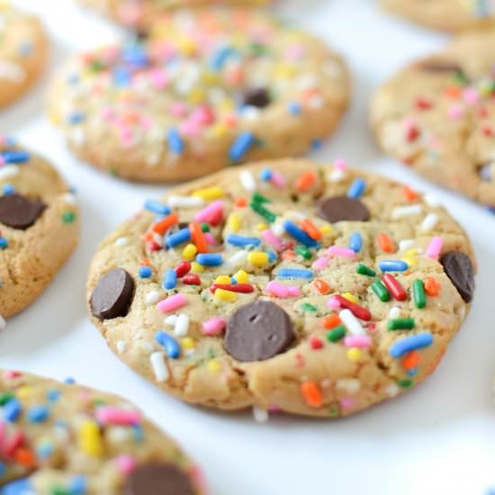 Chocolate Chip Sprinkles Cookies