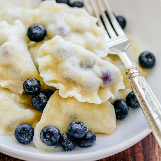 Print Blueberry Pierogi Recipe