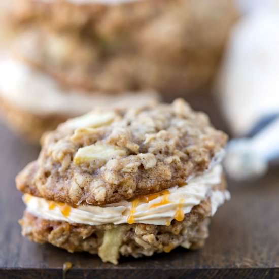 Caramel Apple Oatmeal Cookies