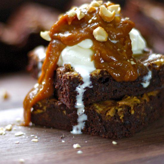 Peanut Butter Brownies