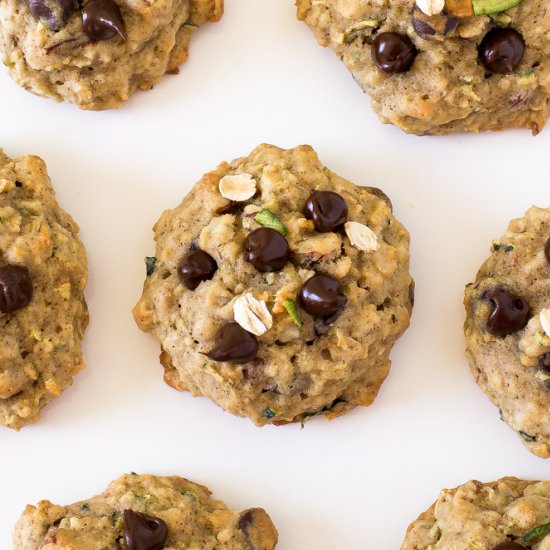 Zucchini Chocolate Chip Cookies